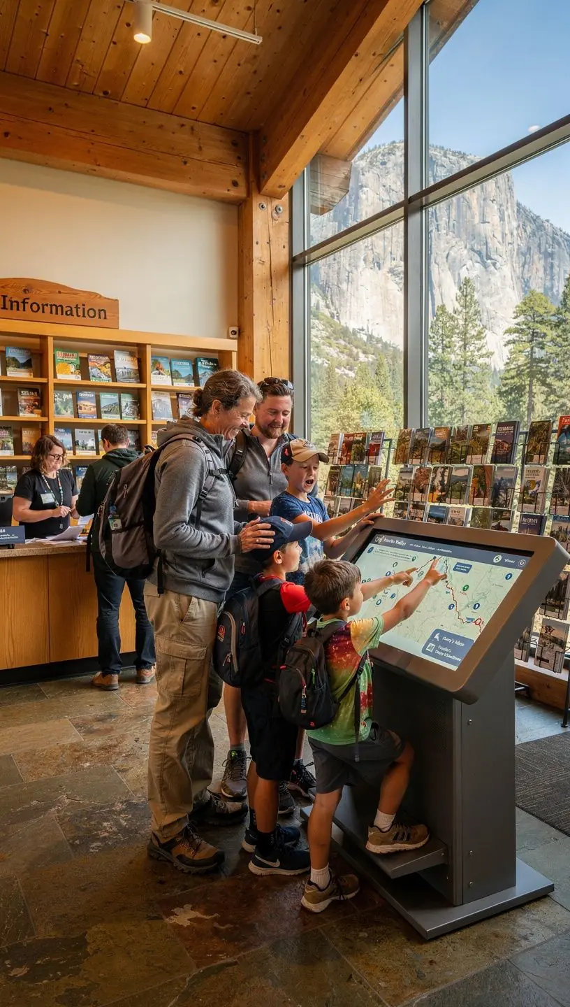 Mapa szlaku turystycznego rozłożona na stole, z zaznaczoną trasą wędrówki.